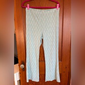 Aerie Sky Blue and White Striped Pants